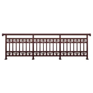 Aluminum Alloy Balcony Guardrail Villa Fence Fireproof and Rust proof Courtyard Railing