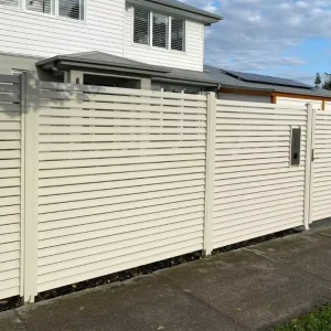 Aluminum Alloy Blade Fence Slats Louver Vertical Rustproof UV Resistant Waterproof Customized Assembled Fence