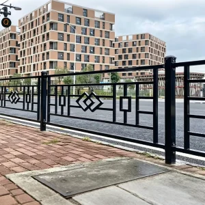 Aluminum Alloy Building Balcony Handrails for Residential Complexes, Courtyard Safety Fences, Garden Hospital