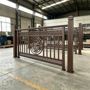 Aluminum Alloy Community Fence Metal Protective Barrier for Garden Balcony Hospital Privacy Protection