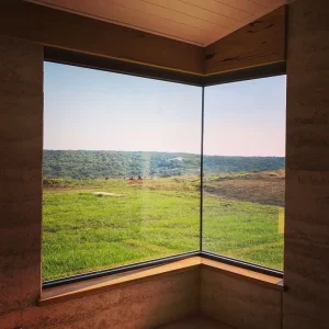 Aluminum Alloy Frame Large Glass Windows Big Picture Sound Proof Panoramic Window Floor to Ceiling Fixed Window
