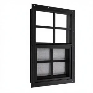 Aluminum Alloy Frame Tempered Glass Stainless Steel Screen Sliding Window Customizable Exterior Kitchen Basement