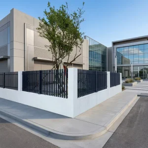 Aluminum Alloy Guardrail Fence, Outdoor Safety, 6 Feet, Retaining Wall and Courtyard, Powder Coated