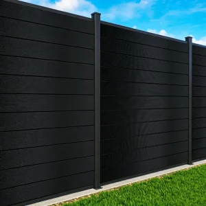 Aluminum Alloy Horizontal Security Privacy Fence Panels for Outdoor Balconies 6ft Height Modern Classic