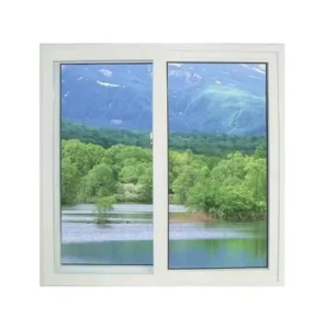 Aluminum Alloy Horizontal Sliding Windows Stainless Steel Screen Windproof Minimalist Design for Residential Use