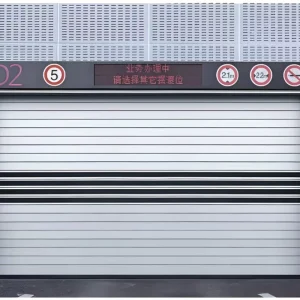Aluminum Alloy Insulated Roll up Door Industrial Sectional Doors Windproof for Extreme 20C Cold Environments Seafood Storage