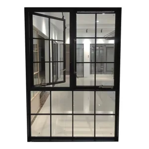 Aluminum Alloy Old Steel Windows Suitable for House Exterior Decoration Lattice Windows Very Fashionable
