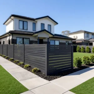 Aluminum Alloy Outdoor Yard Security Fence Railing, Rustproof and Waterproof