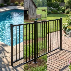 Aluminum Alloy Railing for Stair Balcony Deck Garden Hotel Use Easy Install