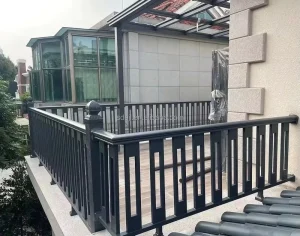 Aluminum Alloy Railings, Balcony Guardrails, Aluminum Metal Outdoor Staircase Railings and Handrails