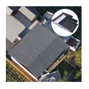 Aluminum Alloy Roof Tiles Durable Insulated Villa Waterproof Fireproof Heat Resistant Standing Seam Metal Roofing