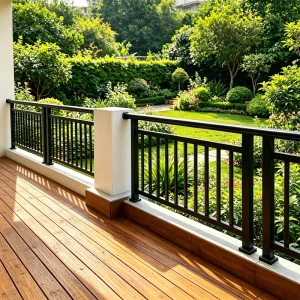 Aluminum Alloy Safety Enclosure and Guardrail for Outdoor Swimming Pool Corrosion Resistant