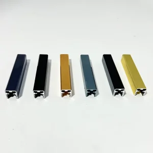 Aluminum Alloy Ultra-narrow 20mm Glass-clamping Wall-mounted Brushed Railings Stairs Modern Minimalist Style Indoor Outdoor Deck