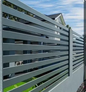 Aluminum Durable Powder-Coated 6-Foot-High Modern Home Security Outdoor Privacy Fence