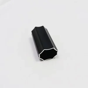 Aluminum Extrusion Profile Wavy Silver Anodized 6000 Series Cutting Service CNC Processing Manufacturer