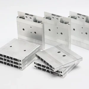 Aluminum Extrusion Profiles Aluminum Battery End Plate for New Energy Vehicles CNC Extruded Aluminum Battery Cell