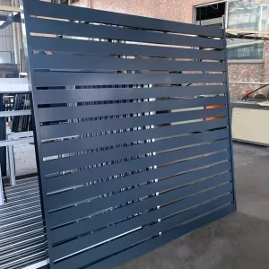 Aluminum Fence Panels Metal Waterproof Customized Meters Privacy Tall Metal Panel Customized Size Morden