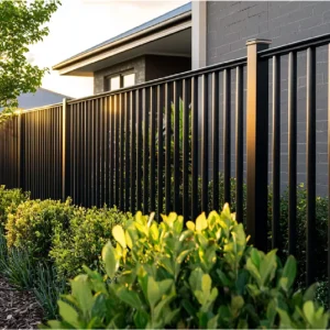 Aluminum Garden Privacy Fence Panels 1.8m High Metal Backyard Security Fencing for Residential Projects