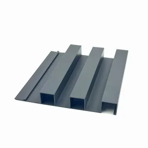 Aluminum Great Wall Panel Metal Wave Panels Cladding Panels Modern Waterproof Dark Grey Lightweight Durable