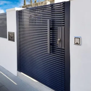 Aluminum Heat Treated Garden Fence Privacy Estate Driveway Cantilever Slide Gate