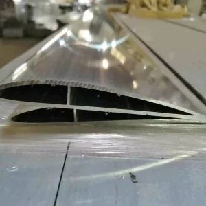 Aluminum Industrial Airfoil Shape Fan Blades Parts Aluminum Profiles