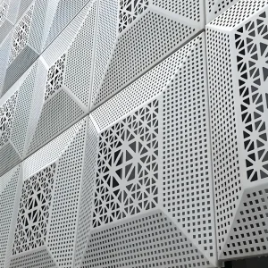 Aluminum Material Decorative 3D Wall Metal Panel for Building Decorative Features