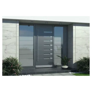 Aluminum Modern Luxury Security Metal Door Residential Front Entry Exterior Pivot Door Apartment House Main Gate Entrance Door