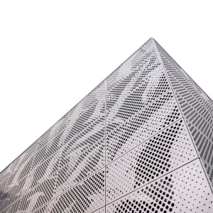 Aluminum Perforated Sheet Interior Image Perforation Panel Artistic Wall Cladding Exterior Curtain Wall Facades