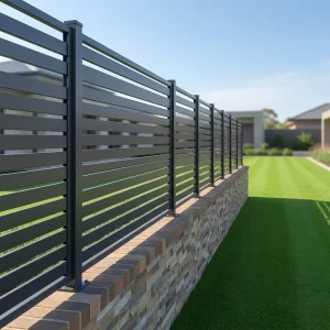 Aluminum Privacy Fence Panels for Outdoor Gardens and Construction