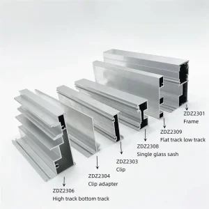 Aluminum Profile for Window and Door Extrusion Frame Glass Alloy Folding Custom Anodized 6063 T5 Slim Mosquito Net High Quality