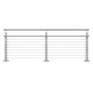 Aluminum Railing Deck Railing Fully Assembled Balcony Railing System