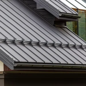 Aluminum Roof Tile Modern Machine Made Waterproof Hail resistant Standing Seam Metal Roofing Thermal Insulation Durable Villa