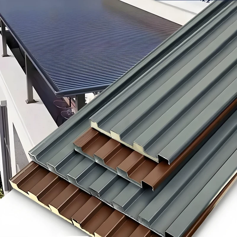 Aluminum Sandwich Panels Roof Fire Resistant Lightweight Thermal Insulation Waterproof Panels for Cold Room Workshop