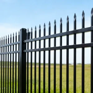 Aluminum Security Fence, Portable Picket Spear-Top Fence for Residential Community
