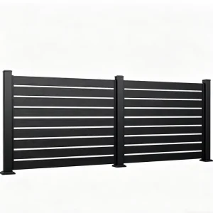 Aluminum Security Fence Powder-Coated 6 Feet Garden and Balcony Panel