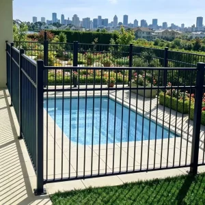 Aluminum Security Rail Fencing Panel Anti-UV Rustproof for Balconies and Homes