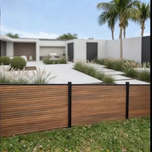 Aluminum Slat Fence Australia Design Privacy Rustproof Anti-UV Easily Assembled