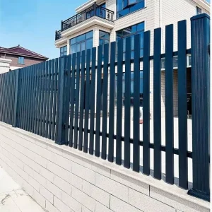 Aluminum Slat Privacy Fence Panels Stair DIY Laser Cut Powder Coated Metal Decorative Fencing