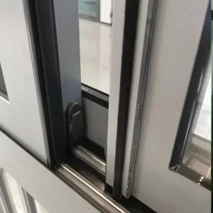 Aluminum Sliding Window With Mesh Double Glazed