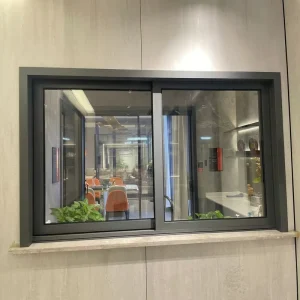 Aluminum Sliding Windows for Home Balcony Bedroom House Easy Install Wind WaterProof Sliding Windows