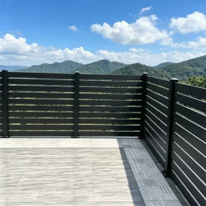 Aluminum Square Pipe Welding Fence for Courtyard Walls, Self-built House Railing, Staircase Handrail