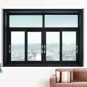 Aluminum & Thermal Break System Windows Double Glazing Solutions with Flush Fit Casement Operation