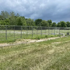American Temporary Fence 6 Feet Quick Release Hinge Connected Warehouse Zoning Emergency Crowd Control Galvanized 3D Modeling