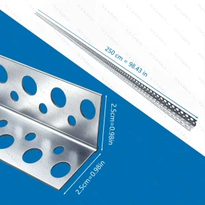 Angle Perforated Expanded Metal Corner Trim for Drywall Protection Aluminum Material Hospital & Wall Protection
