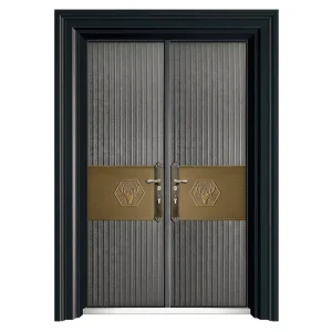 Anti Burglary Metal Door Dark Gray Heavy Duty OEM ODM Welcome DDN 8082 China Factory