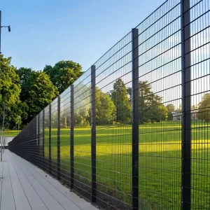 Anti Climb Fence Powder Coated Black Green Industrial Commercial Residential Airport Boundary Fence