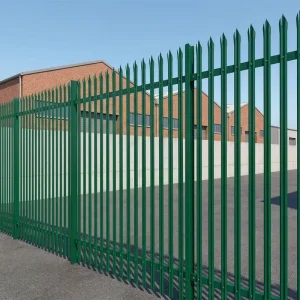 Anti-Climb Pool Fencing System Euro Style Galvanized Steel Palisade Fencing Panels