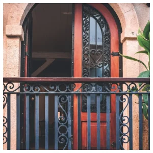 Anti Climb Wrought Iron Perimeter Fence Sharp Top Security Railing for Factory School Park Anti Intrusion Boundary Guardrail