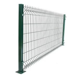 Anti-Corrosion 3D Curved Welded Wire Mesh Fence Panel for Outdoor Garden Use
