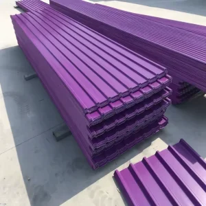 Anti Corrosion Aluminum Zinc Steel Color Roofing Sheet